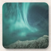 Noordelijke Lichten Noorwegen Bier Onderzetter (Voorkant)
