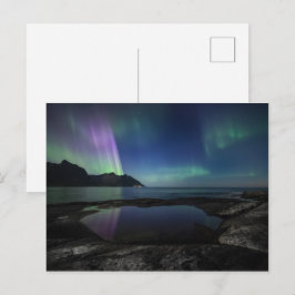 Noordelijke Lichten Noorwegen Briefkaart