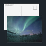 Noordelijke Lichten Noorwegen Briefkaart<br><div class="desc">Foto van de natuur van de noordelijke hoogten (Aurora borealis) in het noorden van Noorwegen, Scandinavië. © Sebastian Worm.</div>