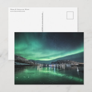 Noordelijke Lichten Noorwegen Briefkaart