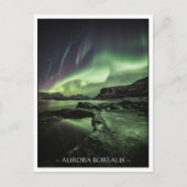 Noordelijke Lichten Noorwegen Briefkaart (Voorkant)