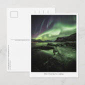 Noordelijke Lichten Noorwegen Briefkaart (Voorkant / Achterkant)