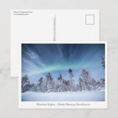 Noordelijke Lichten Noorwegen Briefkaart (Voorkant / Achterkant)