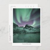 Noordelijke Lichten Noorwegen Briefkaart (Voorkant / Achterkant)
