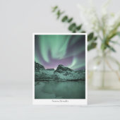 Noordelijke Lichten Noorwegen Briefkaart (Staand voorkant)