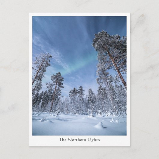 Noordelijke Lichten Noorwegen Briefkaart (Voorkant)