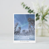 Noordelijke Lichten Noorwegen Briefkaart (Staand voorkant)