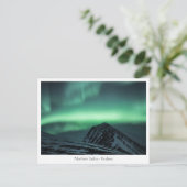 Noordelijke Lichten Noorwegen Briefkaart (Staand voorkant)