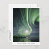 Noordelijke Lichten Noorwegen Briefkaart (Voorkant / Achterkant)
