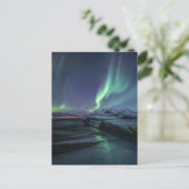 Noordelijke Lichten Noorwegen Briefkaart (Staand voorkant)