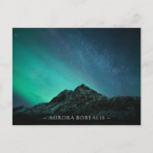 Noordelijke Lichten Noorwegen Briefkaart (Voorkant)