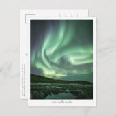 Noordelijke Lichten Noorwegen Briefkaart (Voorkant / Achterkant)