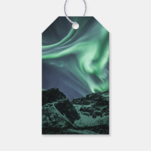 Noordelijke Lichten Noorwegen Cadeaulabel