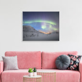Noordelijke Lichten Noorwegen Canvas Afdruk (Insitu (Woonkamer))