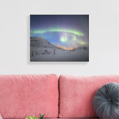 Noordelijke Lichten Noorwegen Canvas Afdruk (Insitu (Woonkamer))