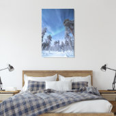 Noordelijke Lichten Noorwegen Canvas Afdruk (Insitu (Slaapkamer))