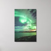 Noordelijke Lichten Noorwegen Canvas Afdruk (Voorkant)