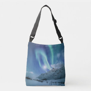 Noordelijke Lichten Noorwegen Crossbody Tas