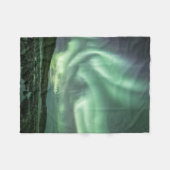 Noordelijke Lichten Noorwegen Fleece Deken (Voorkant (Horizontaal))