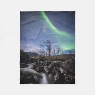 Noordelijke Lichten Noorwegen Fleece Deken