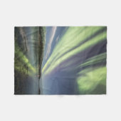 Noordelijke Lichten Noorwegen Fleece Deken (Voorkant (Horizontaal))