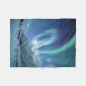 Noordelijke Lichten Noorwegen Fleece Deken (Voorkant (Horizontaal))