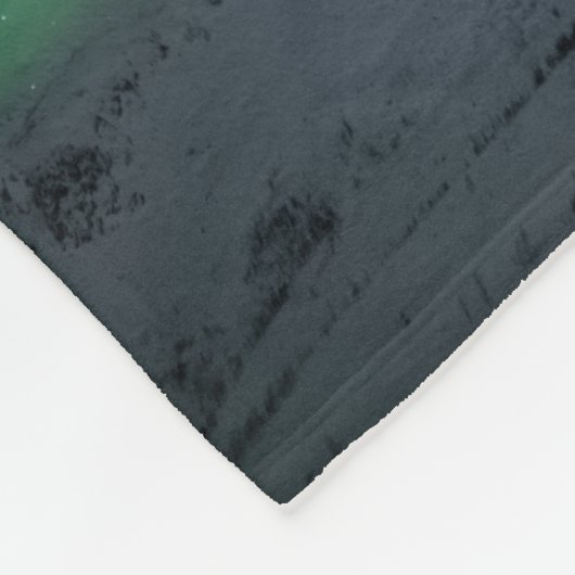 Noordelijke Lichten Noorwegen Fleece Deken (Hoek)