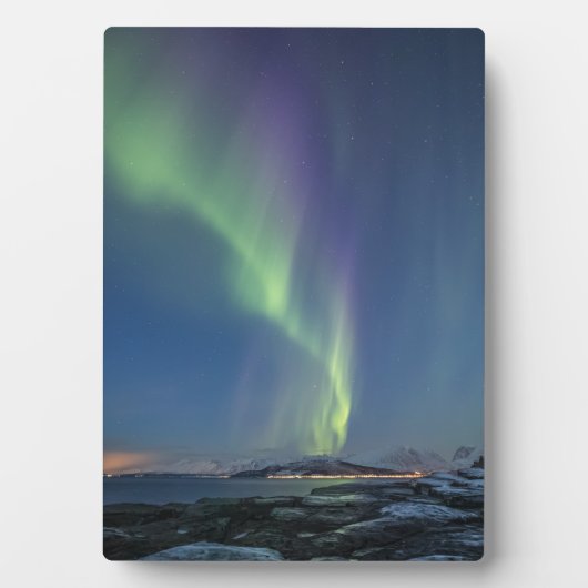 Noordelijke Lichten Noorwegen Fotoplaat (voorkant)