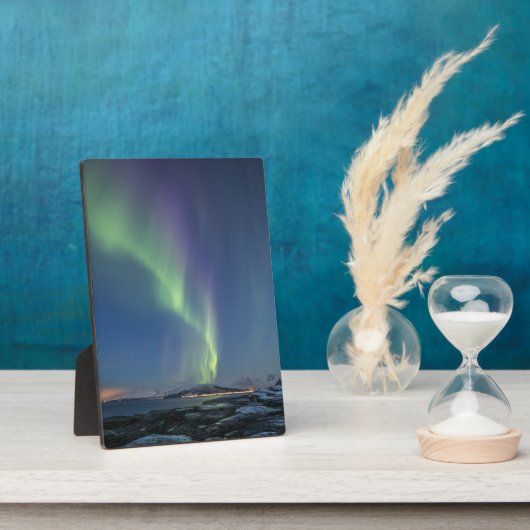 Noordelijke Lichten Noorwegen Fotoplaat (Zijkant)