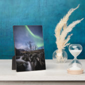 Noordelijke Lichten Noorwegen Fotoplaat (Zijkant)