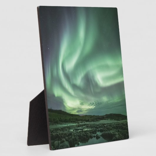 Noordelijke Lichten Noorwegen Fotoplaat (Zijkant)