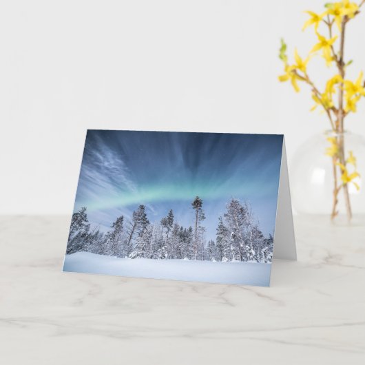 Noordelijke Lichten Noorwegen Kaart (Gele Bloem)