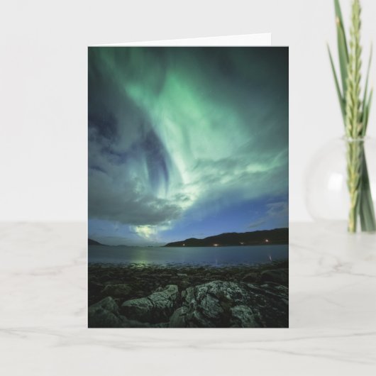 Noordelijke Lichten Noorwegen Kaart (Voorkant)