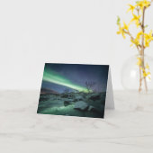 Noordelijke Lichten Noorwegen Kaart (Gele Bloem)
