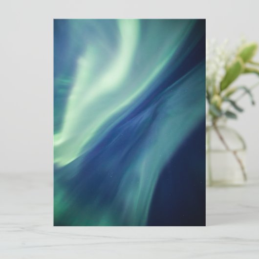 Noordelijke Lichten Noorwegen Kaart (Staand voorkant)