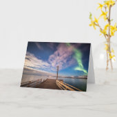 Noordelijke Lichten Noorwegen Kaart (Gele Bloem)