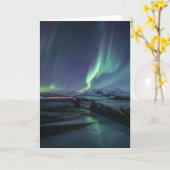 Noordelijke Lichten Noorwegen Kaart (Gele Bloem)