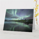 Noordelijke Lichten Noorwegen Kaart (Gele Bloem)