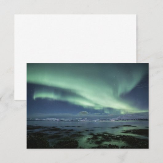 Noordelijke Lichten Noorwegen Kaart (Voorkant / Achterkant)