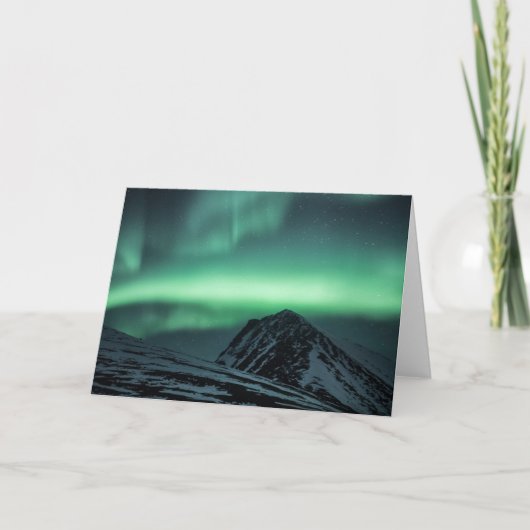 Noordelijke Lichten Noorwegen Kaart (Voorkant)
