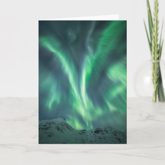 Noordelijke Lichten Noorwegen Kaart (Voorkant)