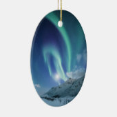 Noordelijke Lichten Noorwegen Keramisch Ornament (Rechts)