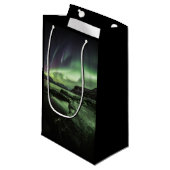 Noordelijke Lichten Noorwegen Klein Cadeauzakje (Voorkant Gekanteld)