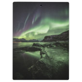 Noordelijke Lichten Noorwegen Klembord (Achterkant)