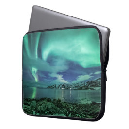 Noordelijke Lichten Noorwegen Laptop Sleeve