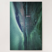 Noordelijke Lichten Noorwegen Legpuzzel (Verticaal)