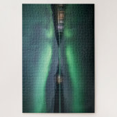 Noordelijke Lichten Noorwegen Legpuzzel (Verticaal)