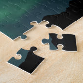 Noordelijke Lichten Noorwegen Legpuzzel (Zijkant)