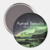 Noordelijke Lichten Noorwegen Magneet (Voorkant / Achterkant)