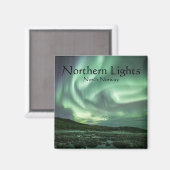 Noordelijke Lichten Noorwegen Magneet (Voorkant / Achterkant)